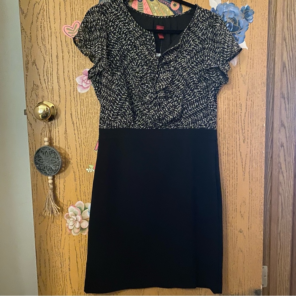 212 Collection Black and White Mini Dress